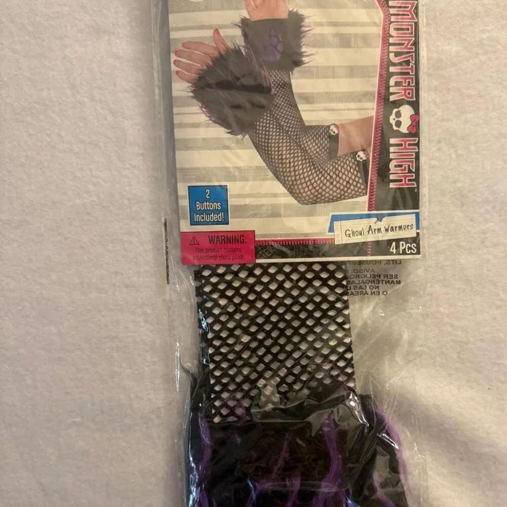 Monster High Black and Purple Arm Sleeves